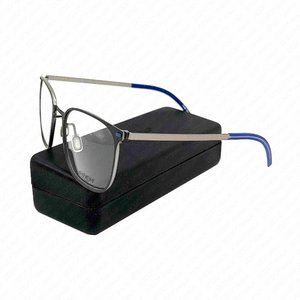 Flexon Men's B2029 034 53mm Dark Gunmetal Eyeglasses